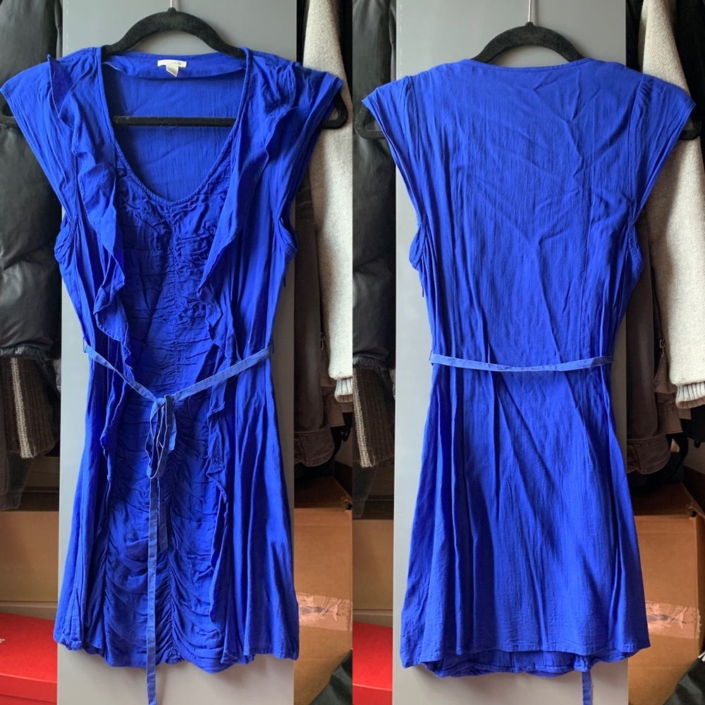 Anthropologie Blue Dress